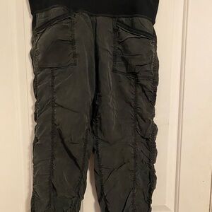 Stylish Charcoal Ruched Pants